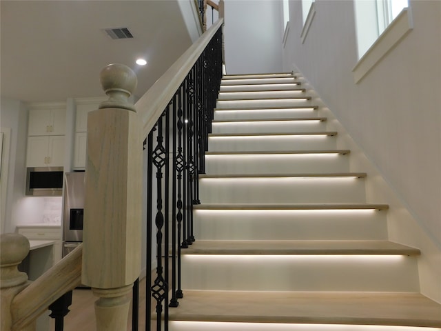 view of stairs