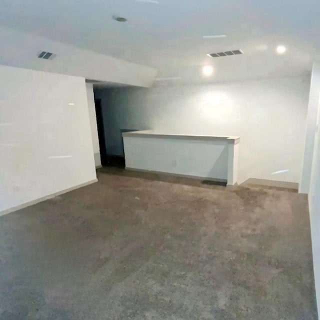 view of basement