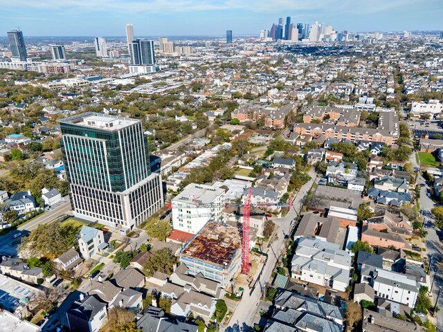2240 Mimosa Dr Unit 5W, Houston, TX 77019 - bird's eye view with a city view