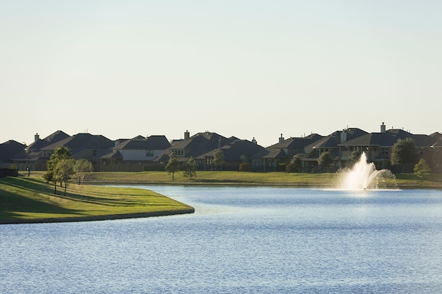 view of water feature