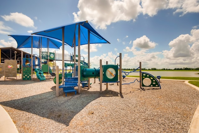 view of jungle gym