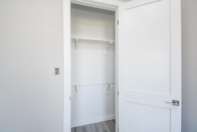 view of closet