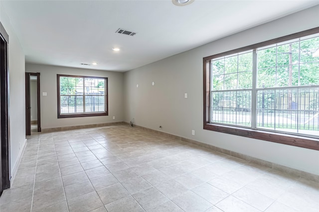 view of tiled empty room