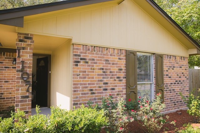 view of side of home