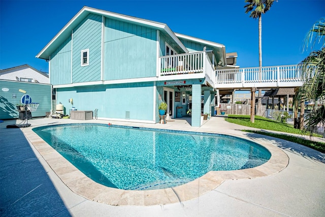 exterior space with a patio