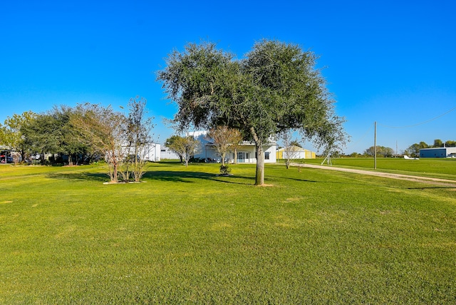 surrounding community featuring a yard