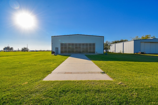 exterior space featuring a yard