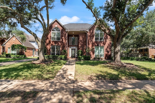 front of property with a front yard