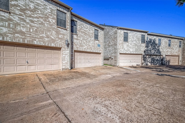 view of home's exterior featuring a garage