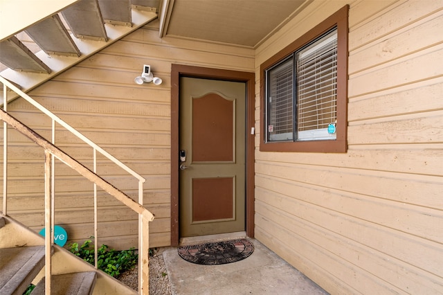 view of entrance to property