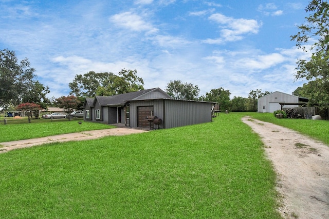 view of yard