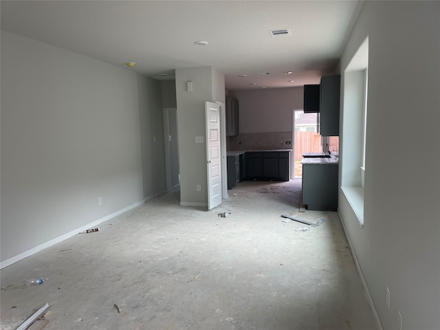 view of unfurnished living room