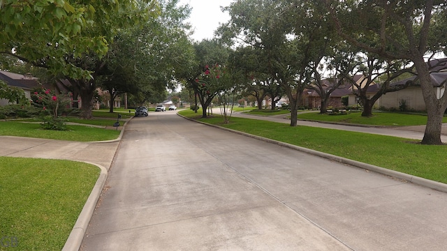 view of road