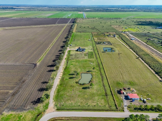 bird's eye view featuring a rural view