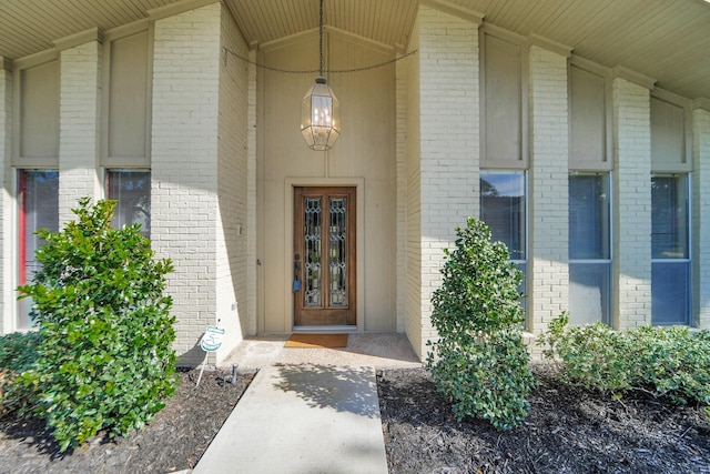 view of entrance to property