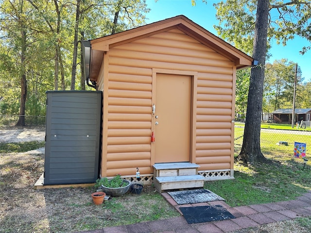 view of outbuilding