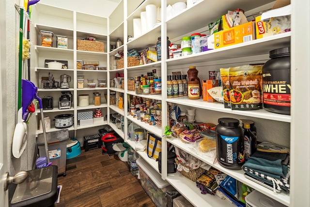 view of pantry