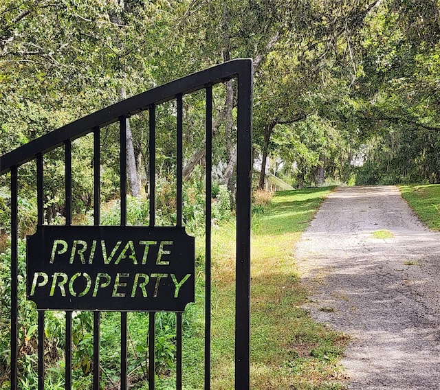 exterior details with a view of trees
