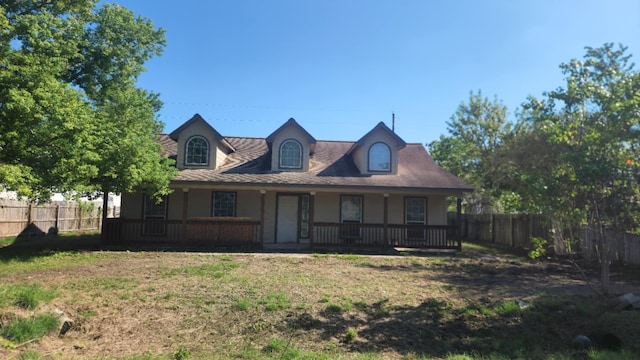 view of front of house with a porch