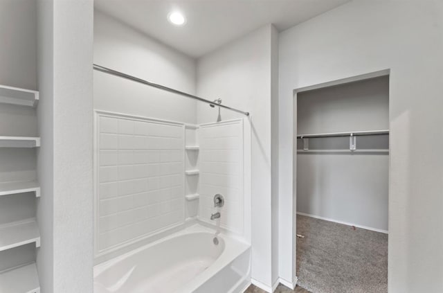 bathroom featuring  shower combination