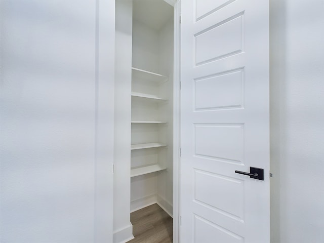 view of closet