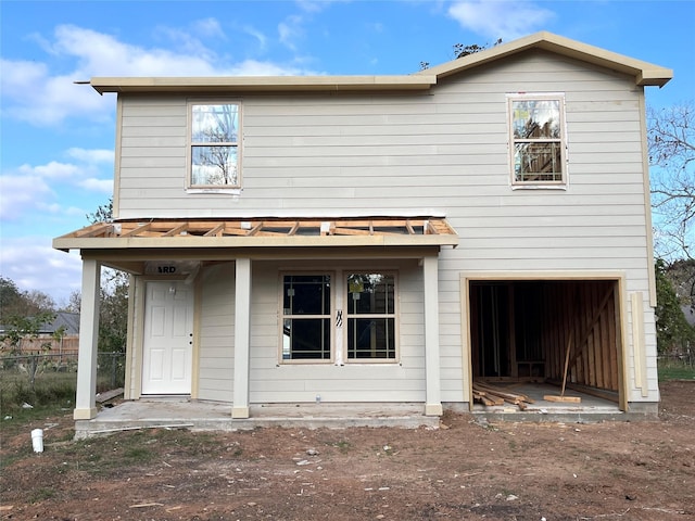 view of rear view of house