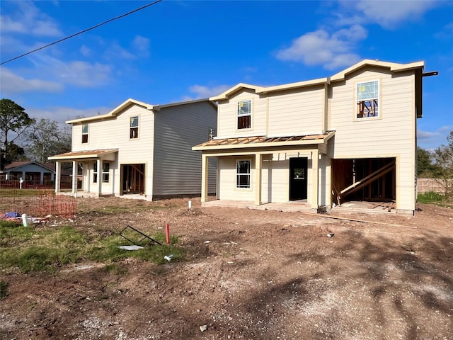 view of rear view of property