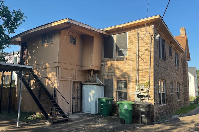 view of rear view of property