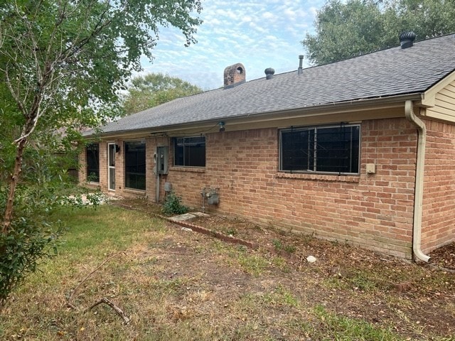 view of back of property