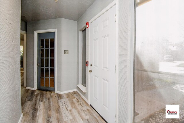 interior space featuring light hardwood / wood-style floors