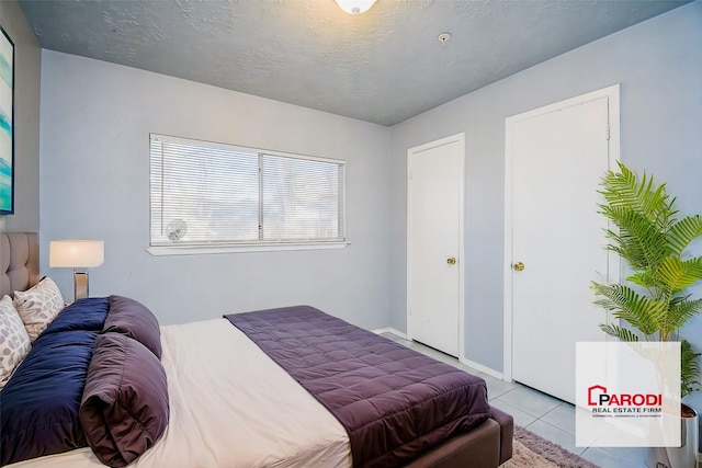 view of tiled bedroom