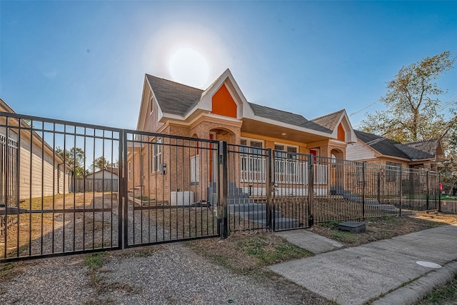 view of front of property