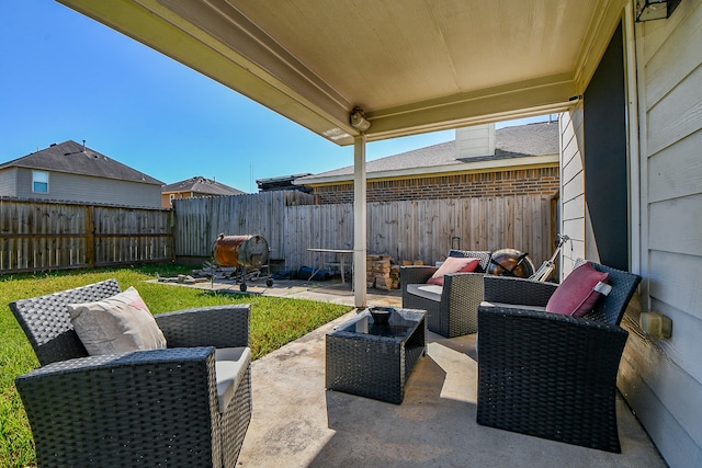 view of patio