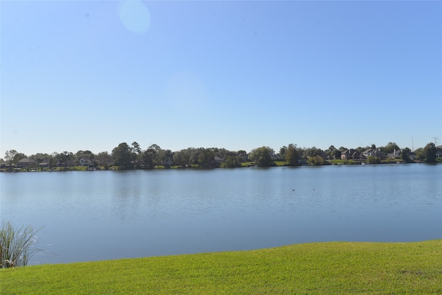 view of water feature