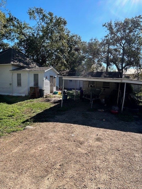 view of rear view of property