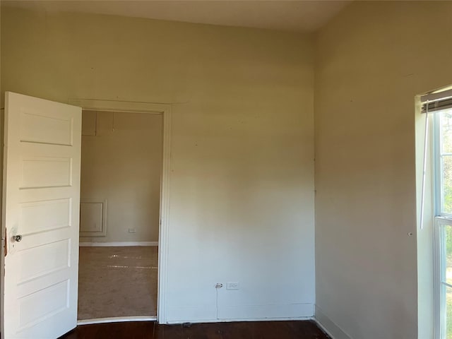 view of empty room