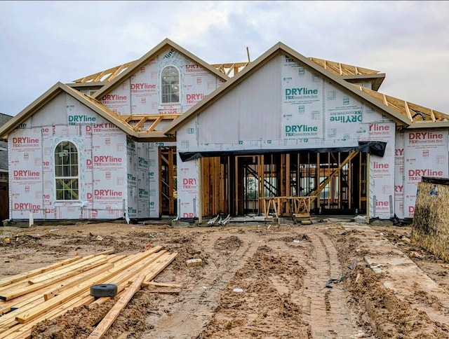 view of property under construction