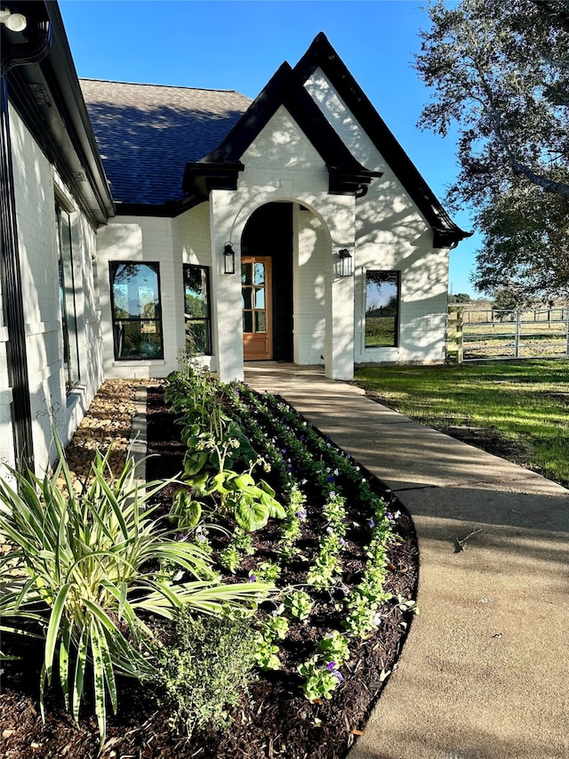 view of exterior entry