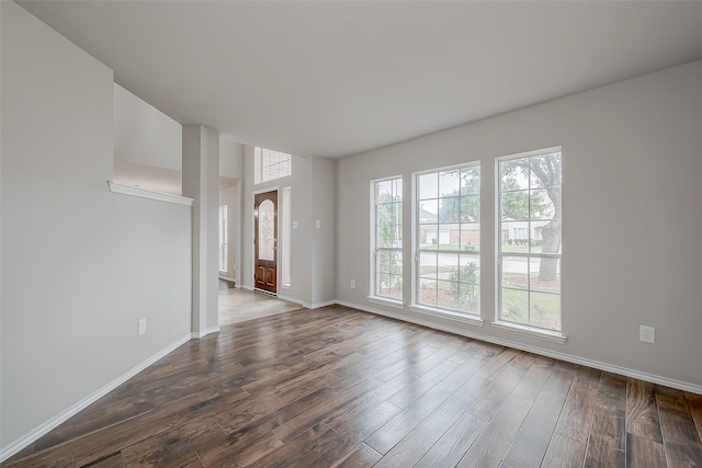 interior space featuring hardwood / wood-style flooring