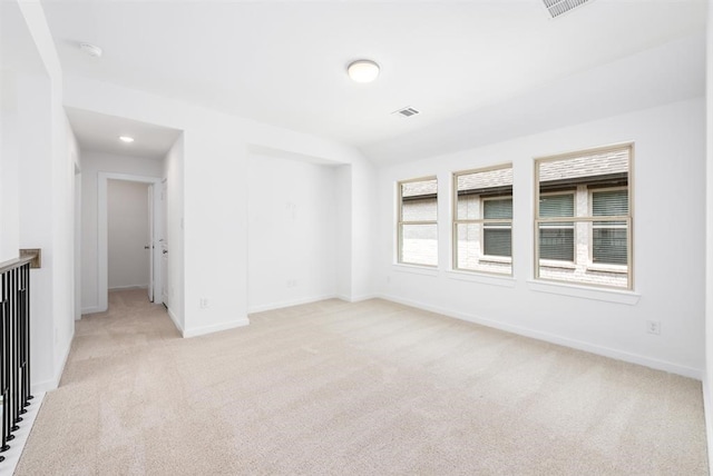 7427 Cattail Falls Ln, Porter, TX 77365 - spare room featuring light carpet and baseboards