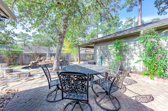 view of patio