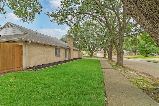 view of yard