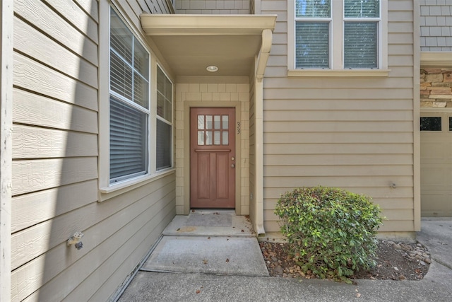 view of property entrance