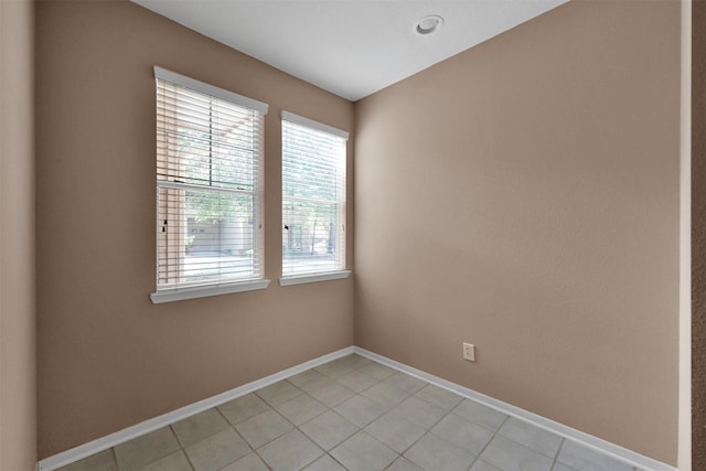 view of tiled empty room