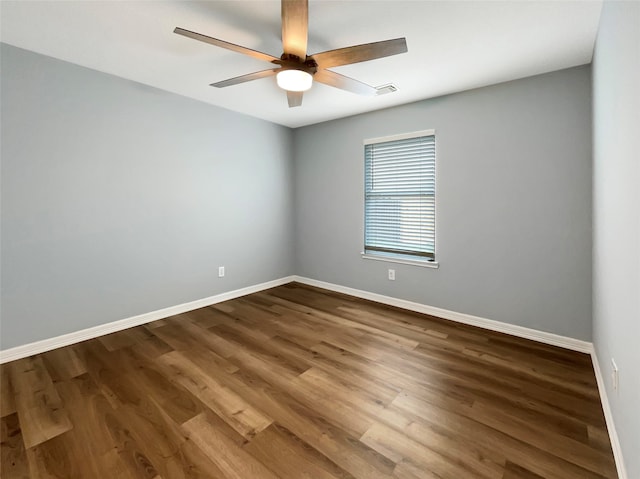 unfurnished room featuring wood-type flooring