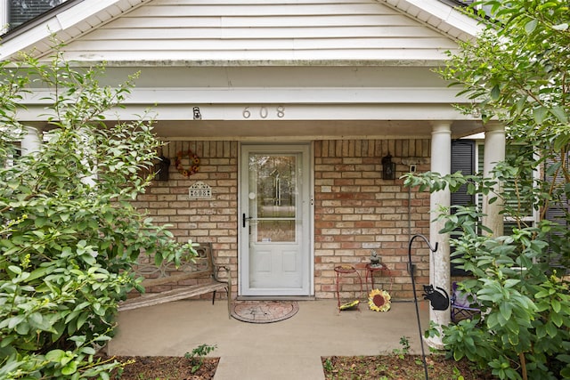 view of property entrance