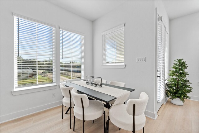 3109 Jensen Dr Unit B, Houston, TX 77026 - dining room with light hardwood / wood-style floors