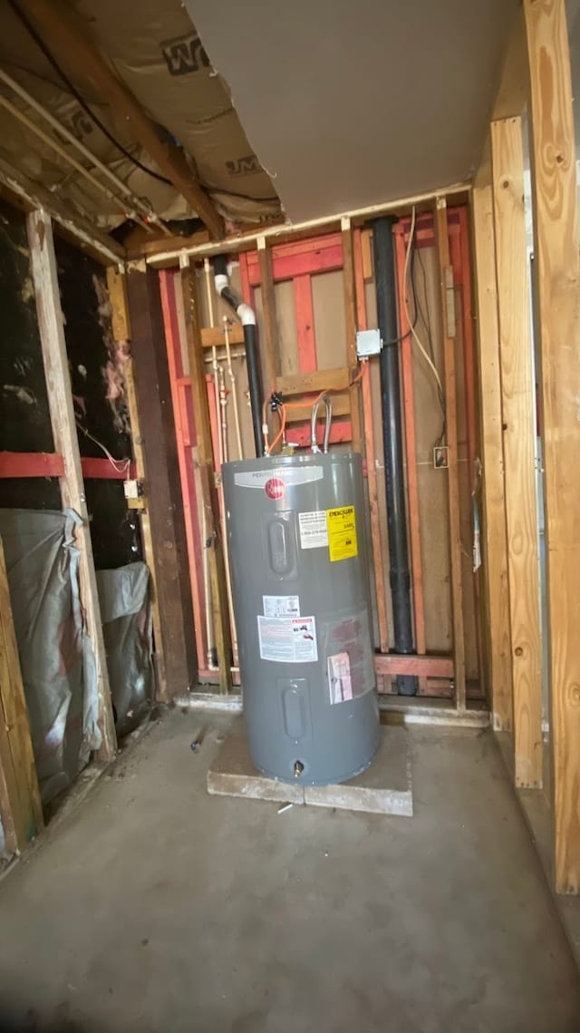 utilities with electric water heater