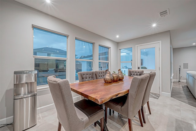 view of dining room