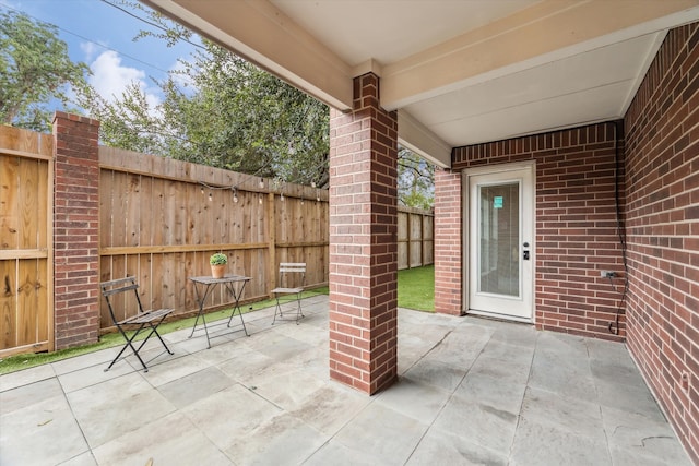 view of patio